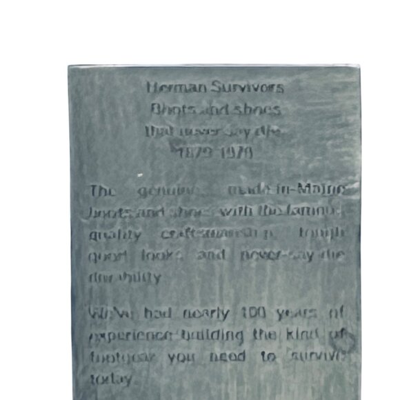 VTG Herman Survivors Silver Tone Belt Buckle W/ Mountain & Forest Design (5786) - Picture 4 of 6